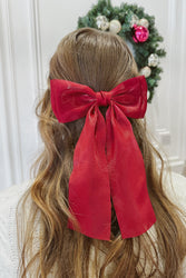 Organza Hair Bow Clips