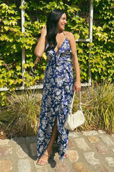 Midnight Floral Maxi Dress