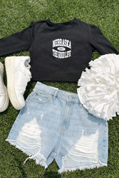 Nebraska Long Sleeve Crop