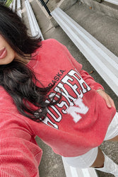 Nebraska Huskers Corded Sweatshirt