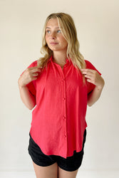 Brooklyn Button Top