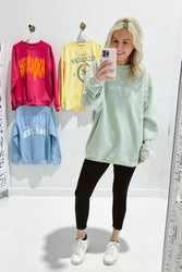 Spring NE Corded Sweatshirt