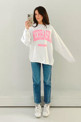 Pretty In Pink NE Sweatshirt