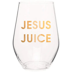 Jesus Juice Wine Glass