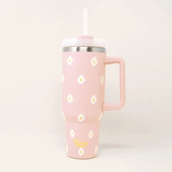 Dancing Daisy Tumbler (Pink)