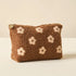 Flower Teddy Pouch (Brown)