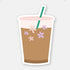 Iced Coffee Sticker