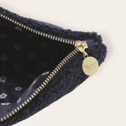 Face Teddy Pouch (Navy)