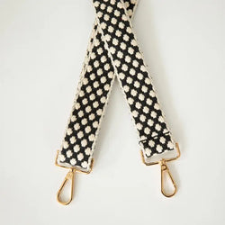 Guitar Style Strap (Black Dot)