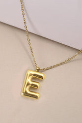 Bubble Initial Necklace