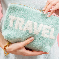 Travel Teddy Pouch (Aqua)