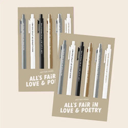 All's Fair In Love & Poetry Jotter Set