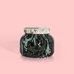 Crystal Pine Pattern Jar Candle