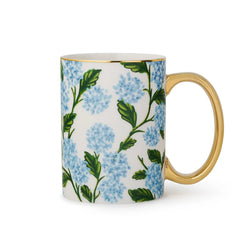 Hydrangea Porcelain Mug