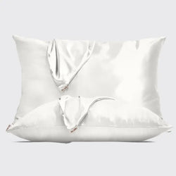 Holiday Satin Pillowcase Set (Ivory)