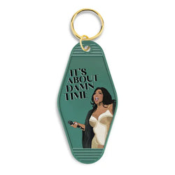 It's About Damn Time Keychain