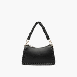 Jora Braided Crossbody (Black)