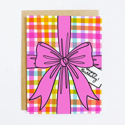 Birthday Gift Bow Card