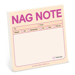 Nag Note Sticky Notes