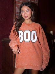 Boo Corded Sweatshirt