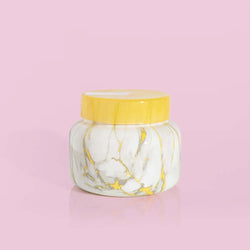 Pineapple Flower Modern Marble Jar Candle