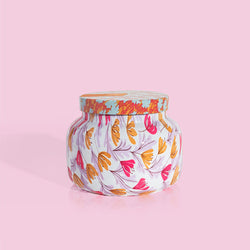 Pineapple Flower Pattern Signature Jar Candle