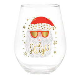 I Sleigh Jumbo Wine Glass