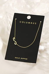 Gold Initial Necklace