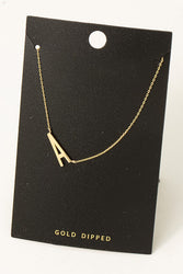 Gold Initial Necklace