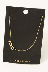 Gold Initial Necklace