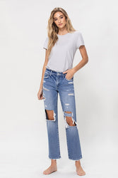 Brighten Crop Straight Jeans