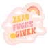 Zero Fucks Given Sticker