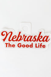 Nebraska The Good Life Sticker