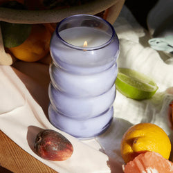 Wisteria Realm Bubble Glass Candle