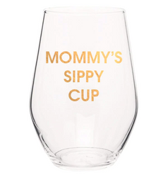 Mommy's Sippy Cup Wine Glass