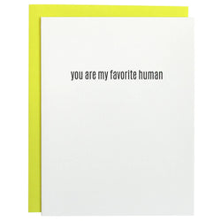 Favorite Human Card