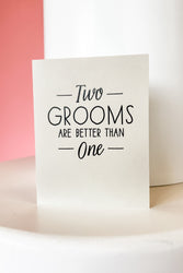 Two Grooms Card