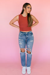 Brighten Crop Straight Jeans