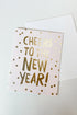 Cheers To The New Year Card