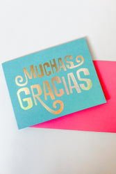 Muchas Gracias Card