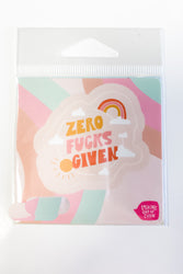 Zero Fucks Given Sticker