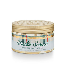 Vanilla Spruce Large Tin Candle